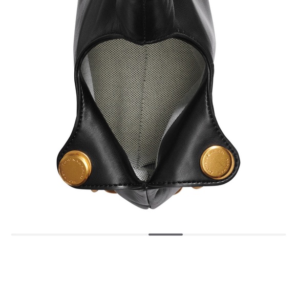 Donna Karan Black Leather Wristlet - Picture 6 of 8